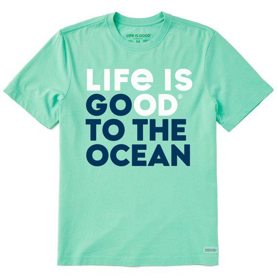 Life is Good Men's Crusher Crew Neck Tee - Explore