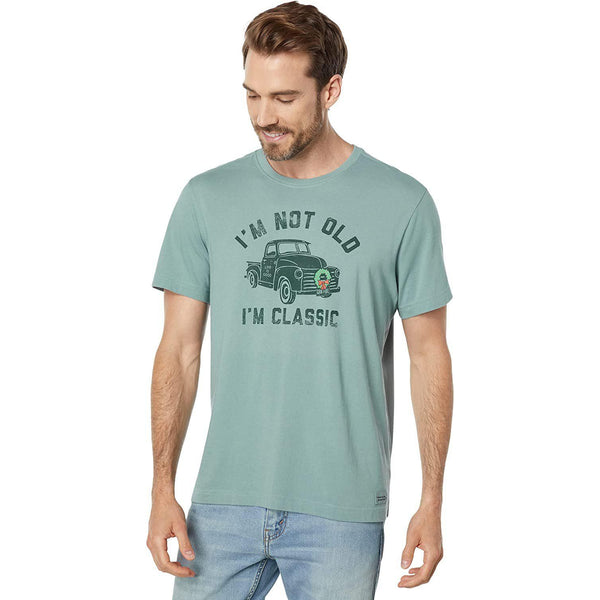 Life is Good Men's Crusher Crew Neck T-Shirt