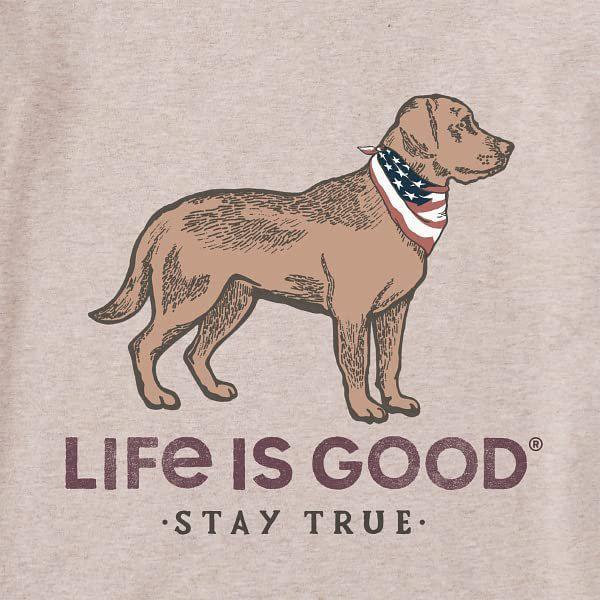 Life is Good Men's Crusher Crew Neck T-Shirt