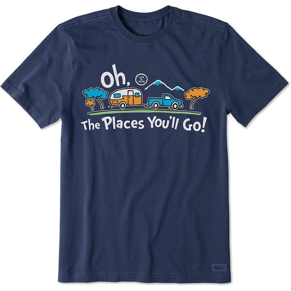 Life is Good Men's Crusher Crew Neck Tee - Explore