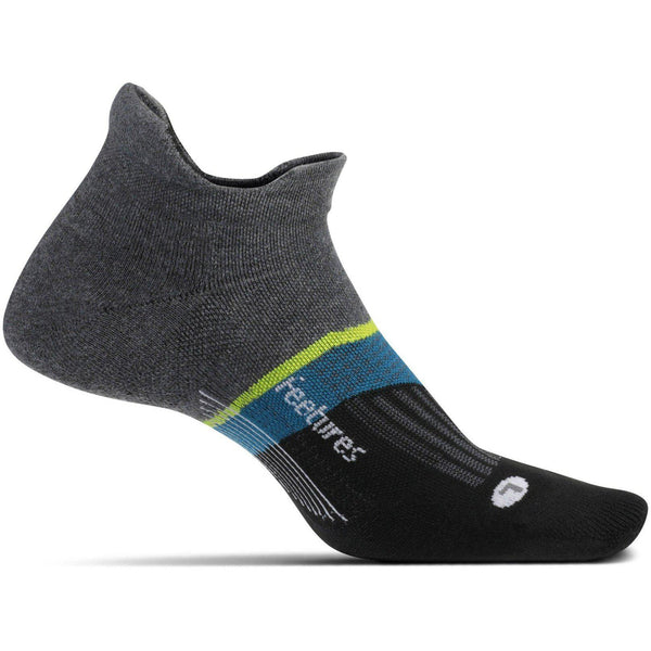 Feetures Unisex Elite Max Cushion No Show Tab Athletic Running Socks